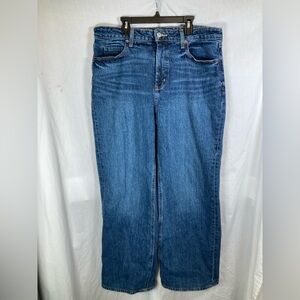 Old Navy Curvy Extra High-Rise Wide Leg jeans Sz 10